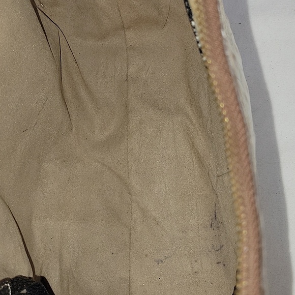 Brahmin Color Block Croc Embossed Leather Hobo Shoulder Bag - Picture 14 of 14